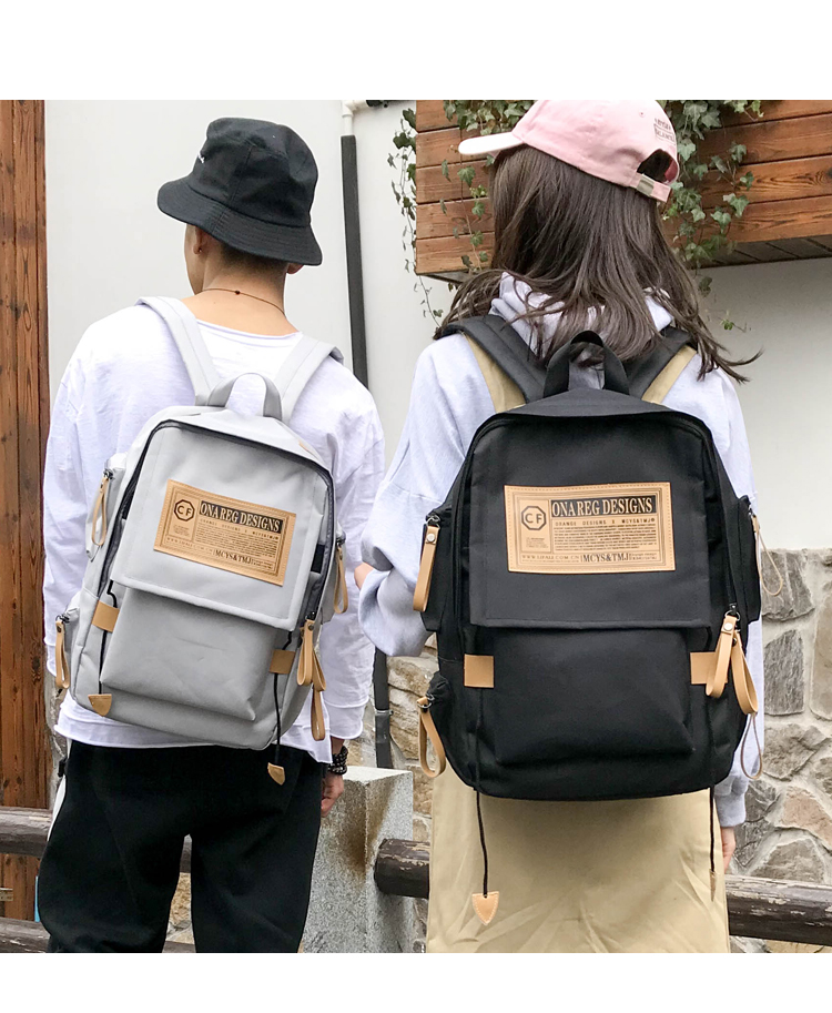 Sách cổ nữ phiên bản tiếng Hàn của học sinh trường trung học cơ sở Harajuku ulzzang sang trọng ba lô - Ba lô balo trẻ em mẫu giáo
