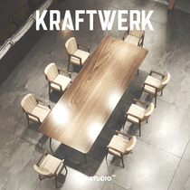 KRAFT brief modern solid wood meeting table large table and chairs combined in talks to pick up the guest desk
