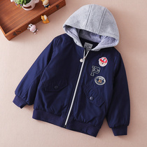 Boys cotton coat autumn and winter childrens winter clothes 2021 New windbreaker jacket foreign atmosphere