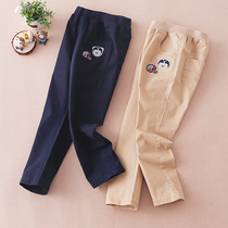 Boys pants 2021 autumn new trousers in big children children boys spring and autumn cotton Korean slim slacks