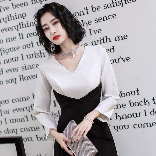 Элитное вечернее платье, французский стиль, изысканный стиль