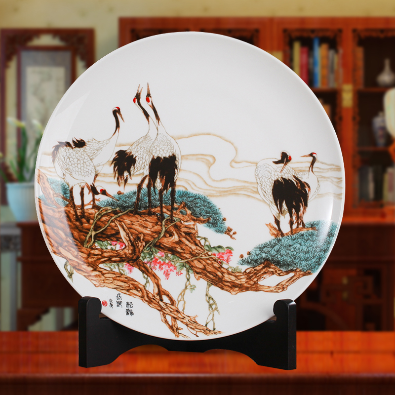 National master works ceramic hanging plate to congratulate grandparents and grandparents for the elderly 60th 80th birthday New Year gift