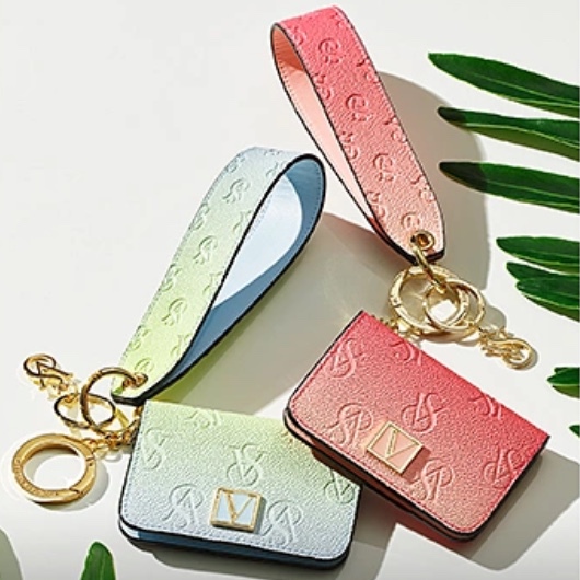 Victoria's Secret Fashion Creative Keychain Card Holder Style Keychain Mini Versatile Decorative Pendant