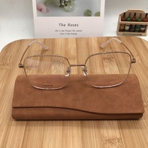 Ultra light fashion trend Net red men and women full frame titanium frame myopia frame height number not thick 81805