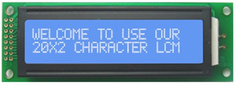LCD 2002A LCD module blue screen 20 × 2 LCD screen LCD 2002 compatible crystal module