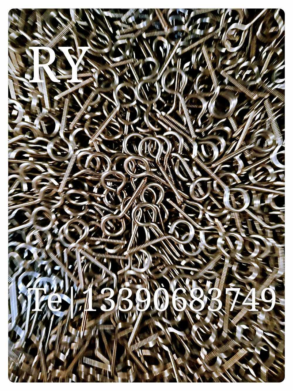 Stainless steel hook screw with hook bolt rings Sheep eye hook screw flowers Lanhooking hook M5M6M8