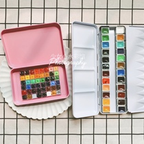 Send fountain pen hb Holbein watercolor paint distribution official matching 12 24 48 plants 24 colors