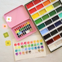 Japanese Kuretake12 24 36 color Wu bamboo color color paint split nail art watercolor