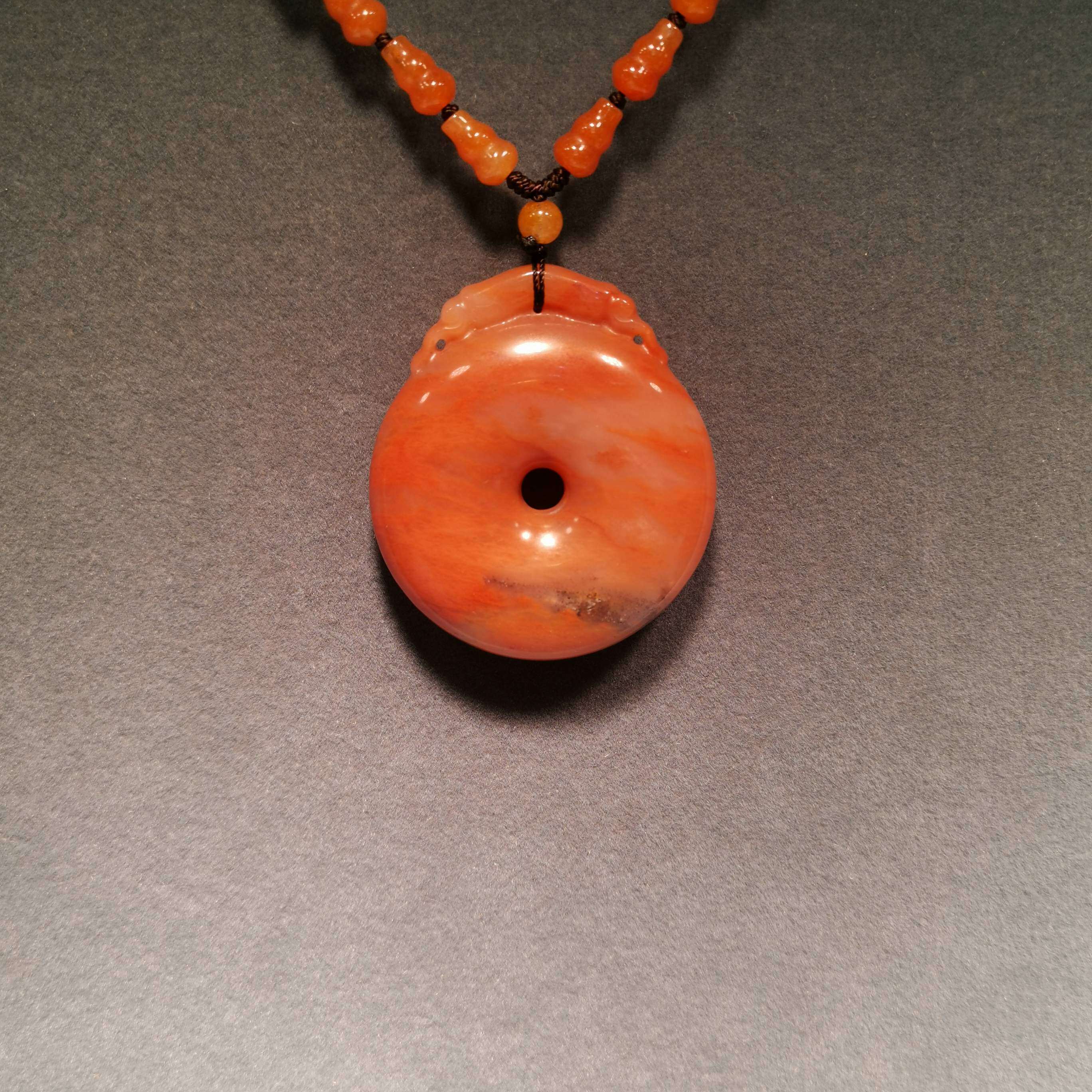 Guilin Chicken Blood Jade Dragon Winning and Stones Natural Jade and Pendant Pendant with Imitation Ancient and Safe Jade Pendant