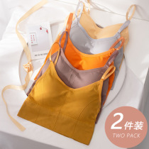 Large U-shaped beautiful back suspender net red popular Kaka white vest tube top with bottoming underwear womens bra all-in-one