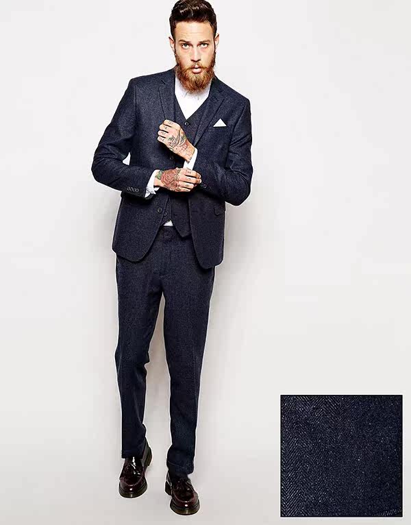 Costume homme en laine pour automne - Ref 1563175 Image 13