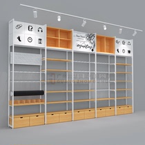 Youpin shelf Display shelf Layer high adjustment steel and wood jewelry Mother and baby toys Stationery store two yuan 3 yuan store container