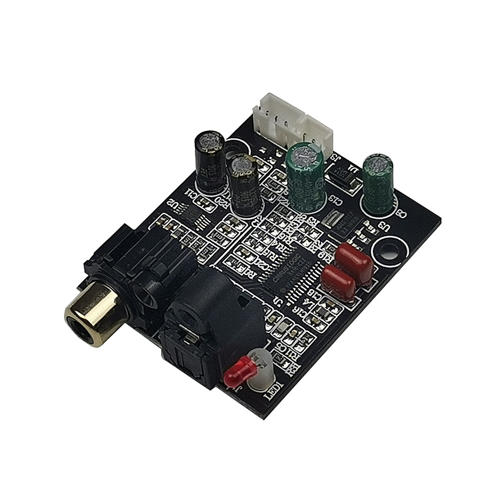 DIY modified DAC digital decoder 24-bit 192K fiber coaxial decoder board stereo audio output