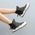 Giày thể thao nữ phiên bản Hàn Quốc của giày ulzzang Harajuku nữ 2019 mới vớ giày nữ hip-hop giày cao hoang dã - Giày cao gót giày boot nữ chính hãng Giày cao gót