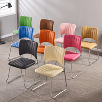 Simple multi-color conference chair Office chair Training chair Staff chair Mahjong chess chair Staff chair backrest chair Computer chair