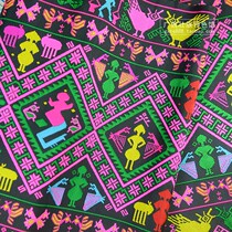 Ethnic minority characteristic lace ribbons clothing accessories wide lace ethnic style soft packaging repair design fabrics