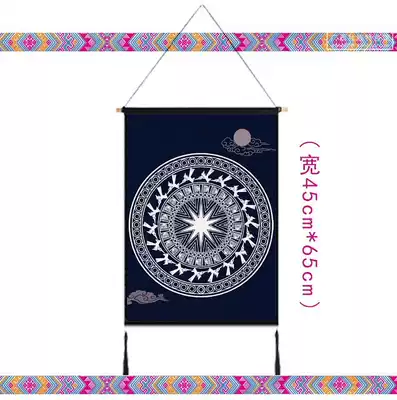 Guangxi Zhuang Special hall flying bird copper drum pattern Office business gift Foreign ethnic decorative painting pendant