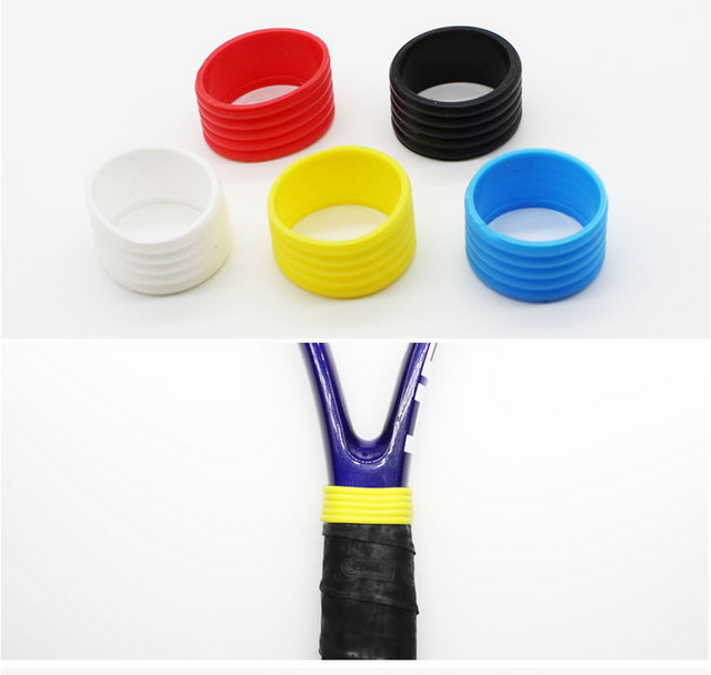 Tennis racket sealing rubber ring, hand rubber sleeve, sweat-absorbent band, fixed silicone ring, rubber ring, silicone fluorescent stick handle ring