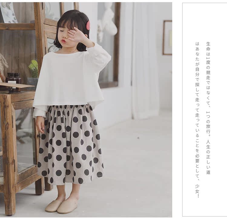 Váy cho bé gái chấm bi 2019 mùa hè Mới dành cho nữ - Váy đầm be gái 4 tuổi