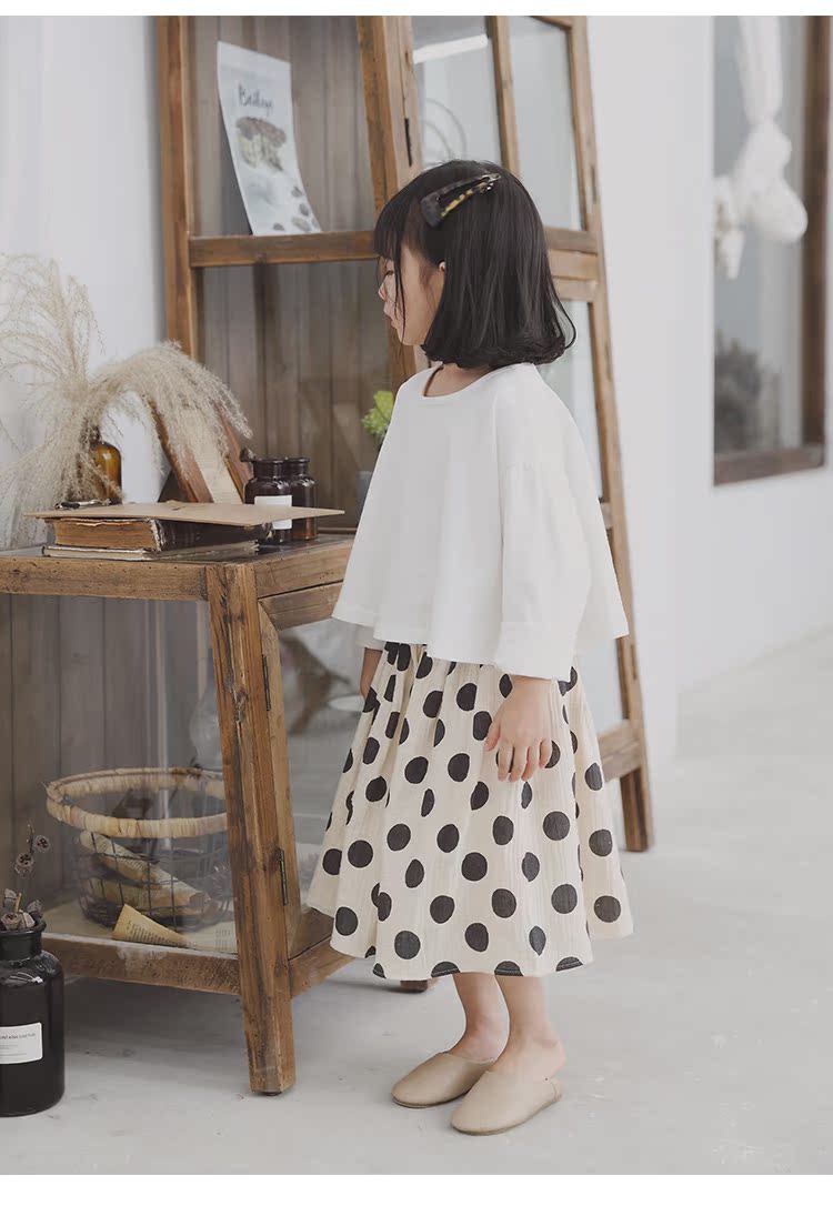 Váy cho bé gái chấm bi 2019 mùa hè Mới dành cho nữ - Váy đầm be gái 4 tuổi