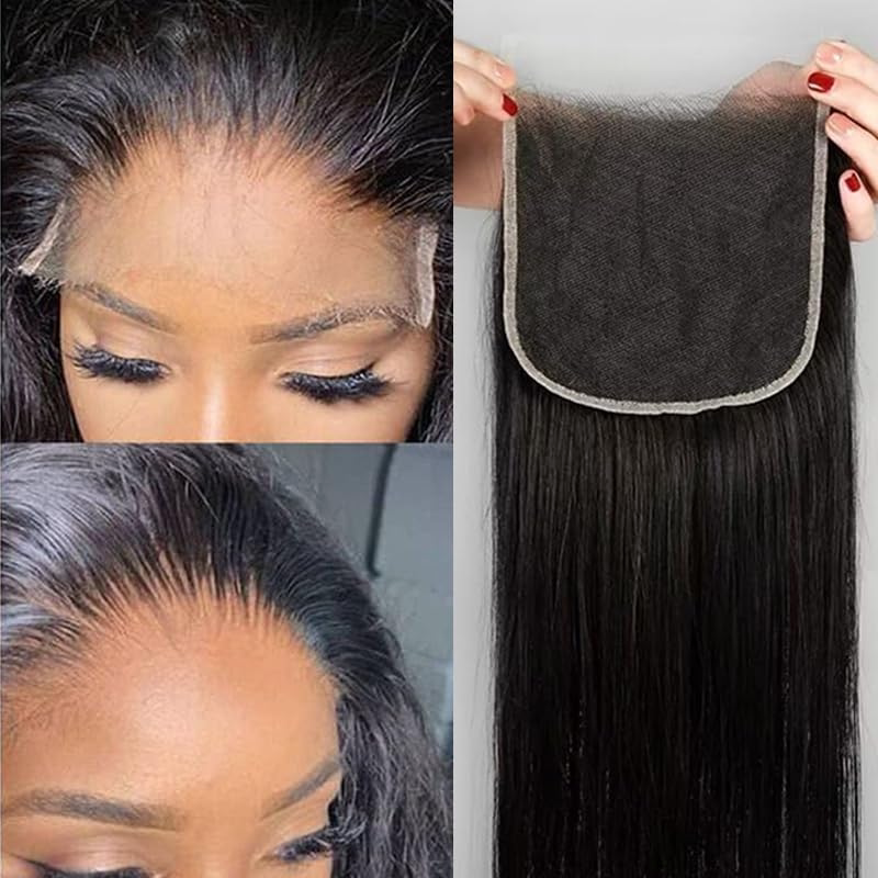 5X5 Hd Lace Closure Knot Pre-Plucked with Baby Hair 5*5 Hair Piece
