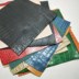 Da cá sấu sàn da chất liệu da vỏ nguyên serpentine nổi da vải túi diy - Vải vải tự làm vải cotton thô Vải vải tự làm