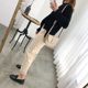 Gray woolen cigarette pants women's autumn and winter 2022 new style small feet nine-point large size slim casual straight-leg granny pants