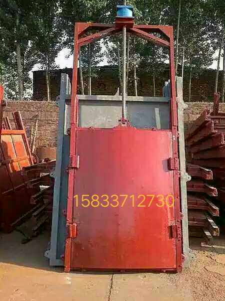 Direct selling cast iron gate Flashlight hoisting machine flapping gate machine gate integrated steel gate rubber water stop