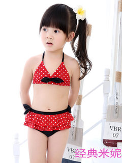 Baby girl bikini split swimsuit 1 to 3 years old infant 2 cute princess 4 girls fashionable swimsuit