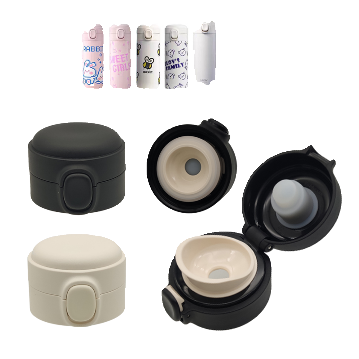 Fuguang Youle YS-0822 pea accessories Xiaomi Youpin children's thermos cup lid water cup original pop-up lid