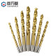 Titanium-coated high-speed steel twist drill bit electric drill for stainless steel drill bit extended metal drill bit 0.5/1/2/6mm