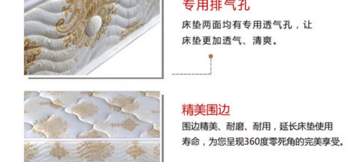 phó chủ tịch và một trăm nệm thương hiệu Lisi Man miễn phí vận chuyển bền 10 cm đơn hoặc kép bằng thép lò xo nệm Simmons - Nệm nệm gấp giá rẻ