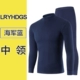 Cổ cao nam đồ lót nhiệt phần mỏng cotton mùa thu quần dài quần cotton cotton áo len đặt dòng dưới quần quần