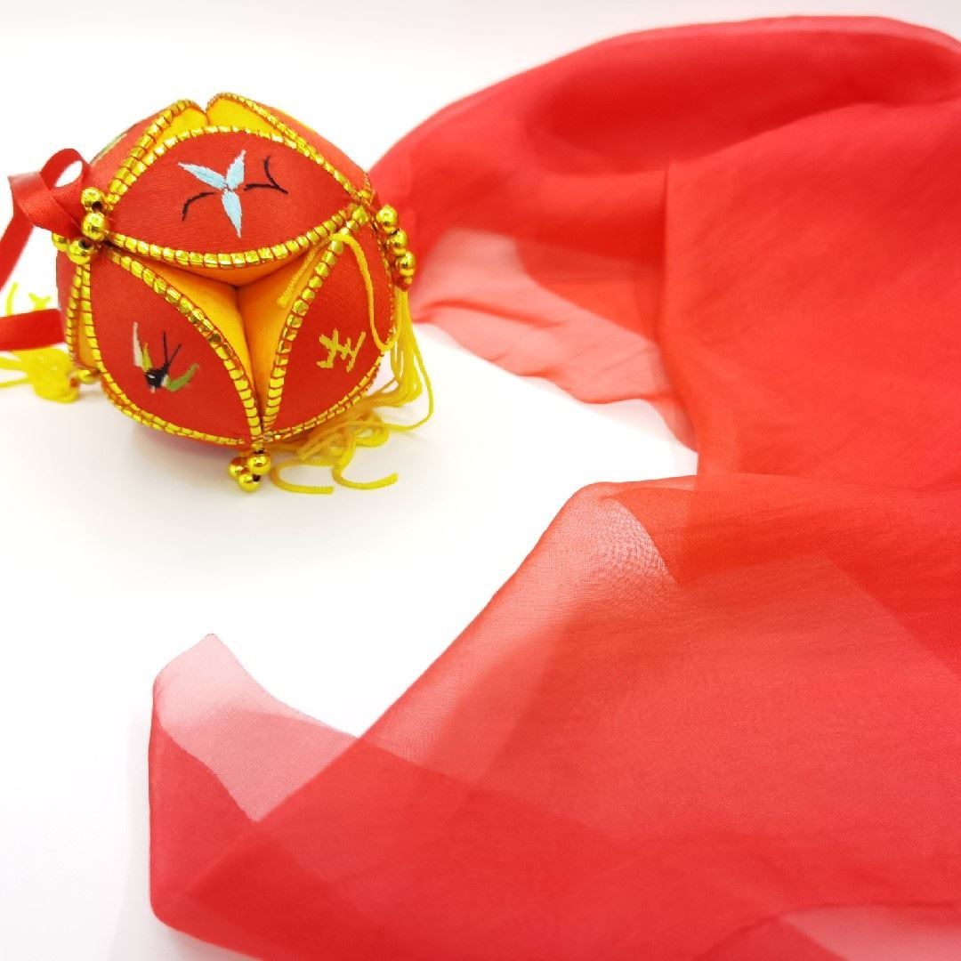 61 Guangxi Zhuang hydrangea dance props kindergarten hanging ornament throwing hydrangea supplies ethnic pendant 8-15-20cm