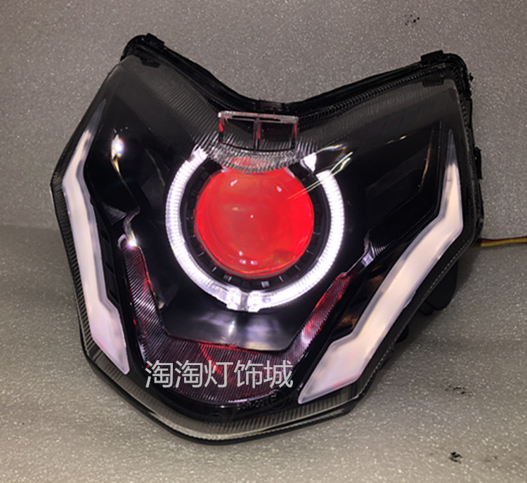 Suitable for Storm Eye CB190r Motorcycle Modified Lens Headlight LED Angel Eye Xenon Lamp Assembly