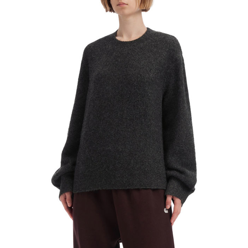Carhartt Wip 26Aw Carhartt Minimalist Style Round Neck Knitwear Women's Lazy Loose Sweater 037179R