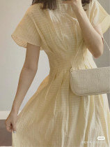 Spot stories waist pleated black dress French ST0886054 0886054001