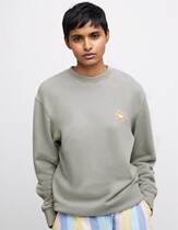MAISON KITSUNE small fox head simple design pullover sweater women EU00314KJ0039