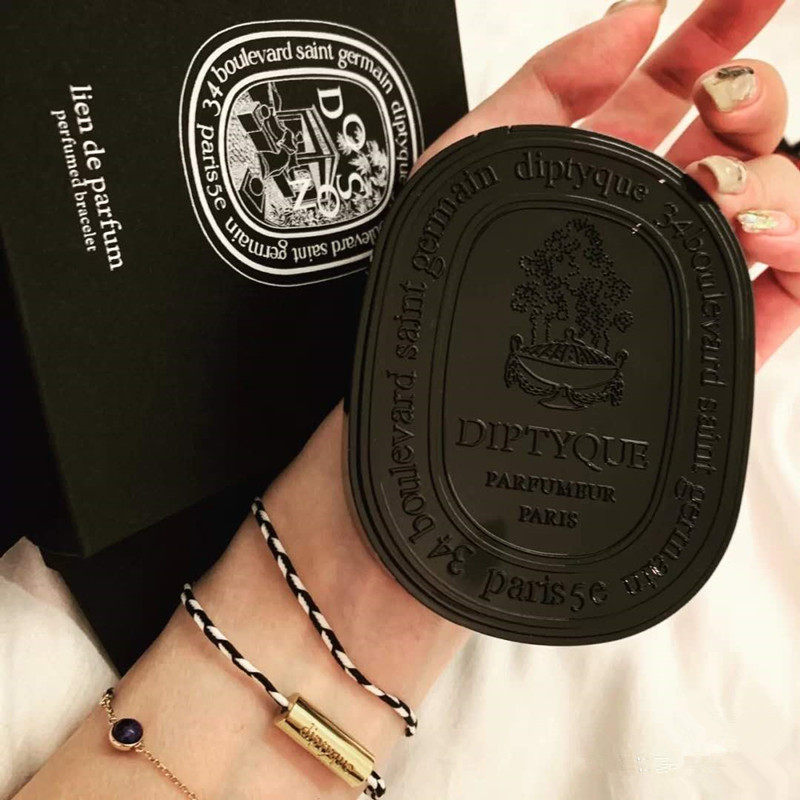 Spot Diptyque Tiptyuk Wearing Perfume perfume Hand-Ring Handmade Woven Hand Rope Rose Birthday