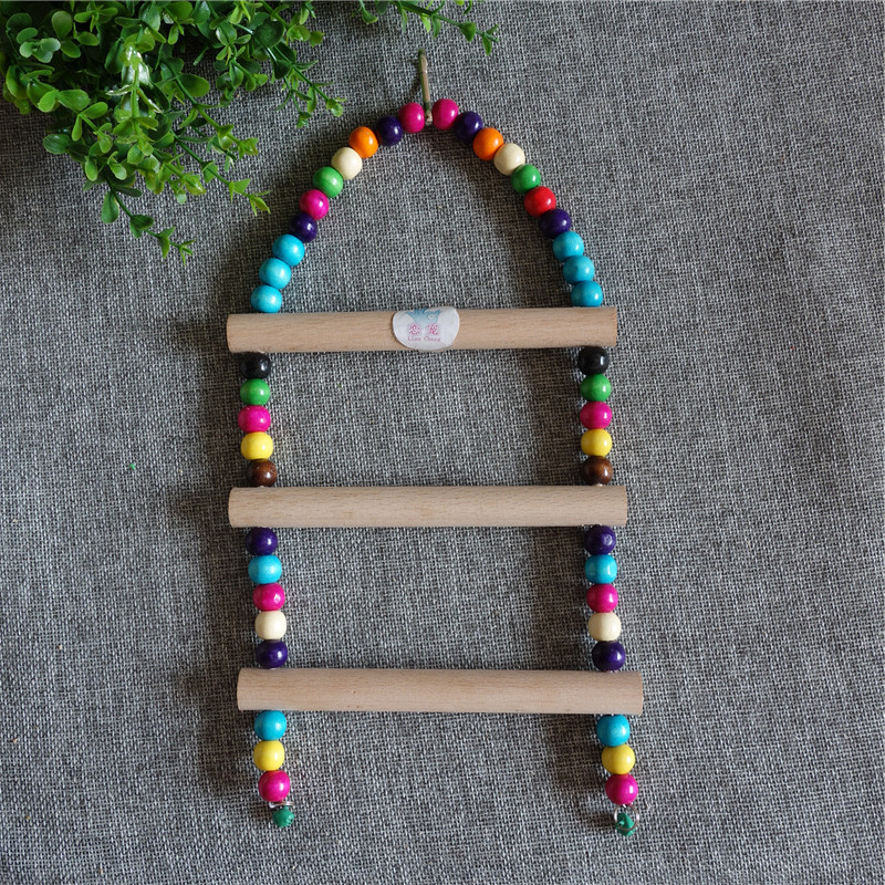 Honeybag Toy Bird Toy Bird Toy Parrot Rope Climbing station Rod Multilayer Station Bar SWING