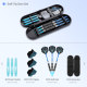 Cyeelife 18g Stainless Steel High-End Soft Tip Darts Competition Adult Professional Grade Electronic Dartboard Set