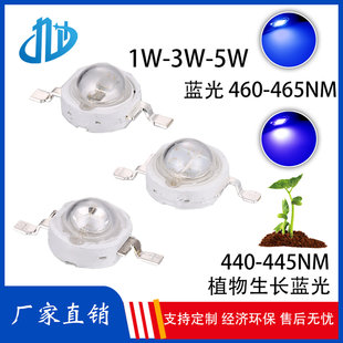 1W3W5W440-445nm завод расти blu-ray 460-465nm blu-ray LED большой мощности Саженцы витые бусины