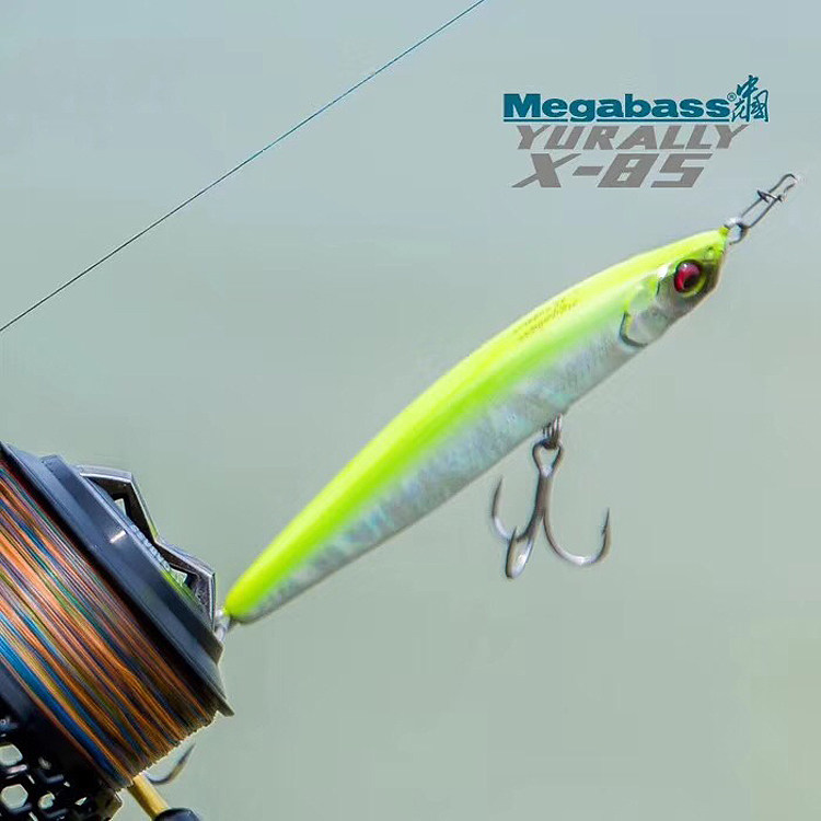 2018 new megabass far from sunken water pencil teething X85 teething road subbait Japan imported bait