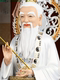 The Taishang Laojun statue, the moral heavenly statue, the white-clothed Laojun statue, the Sanqing Taoist ancestor's home for worshiping the Sanqing deities as ornaments