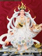 Nine-tailed fox statue, nine-girl statue, home worship Qingqiu white fox statue, spirit fox statue, nine-tailed empress ornaments