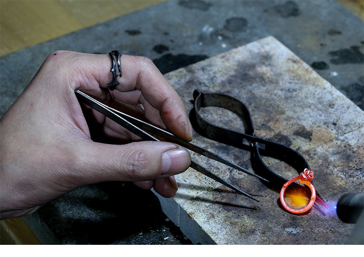 Bague mixte en Argenterie - Ref 3088567 Image 13