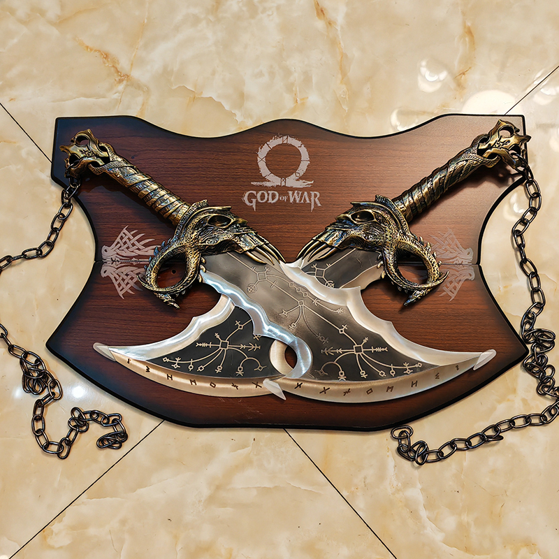 God of War 5 Chaos Blade Kratos Metal Chain Blade 1:1 Game Cos Peripheral Model Unsharpened