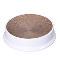 Cat scratching board nest round cat claw board wear-resistant corrugated paper cat nest scratching plate all-in-one non-shedding cat toy cat supplies