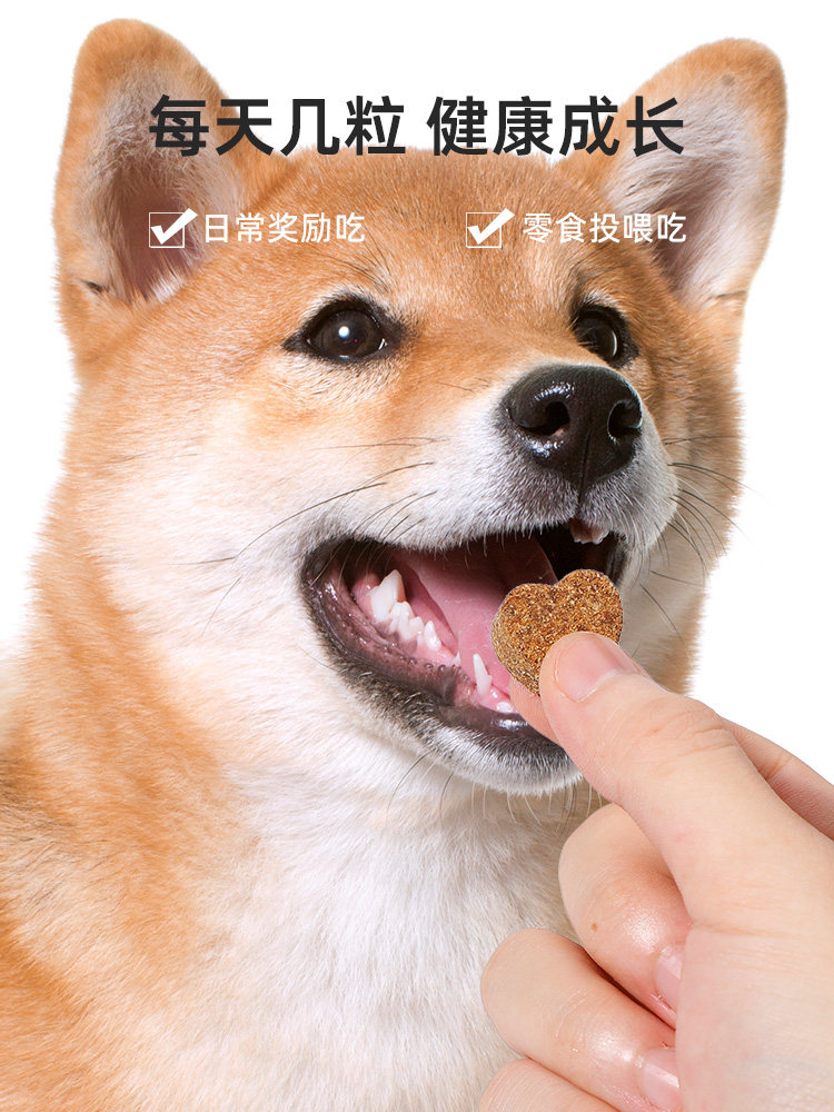 Shark Cartilage for Dogs, Joint Supplement with Turmeric, Fish Oil Tablets for Pets Like Teddy and Golden Retriever, Calcium and Vitamin Supplement for Dog Joints