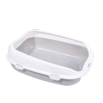 Cat litter box extra large fully semi-enclosed novice cat raising supplies complete set of cat raising seven-piece artifact cat set